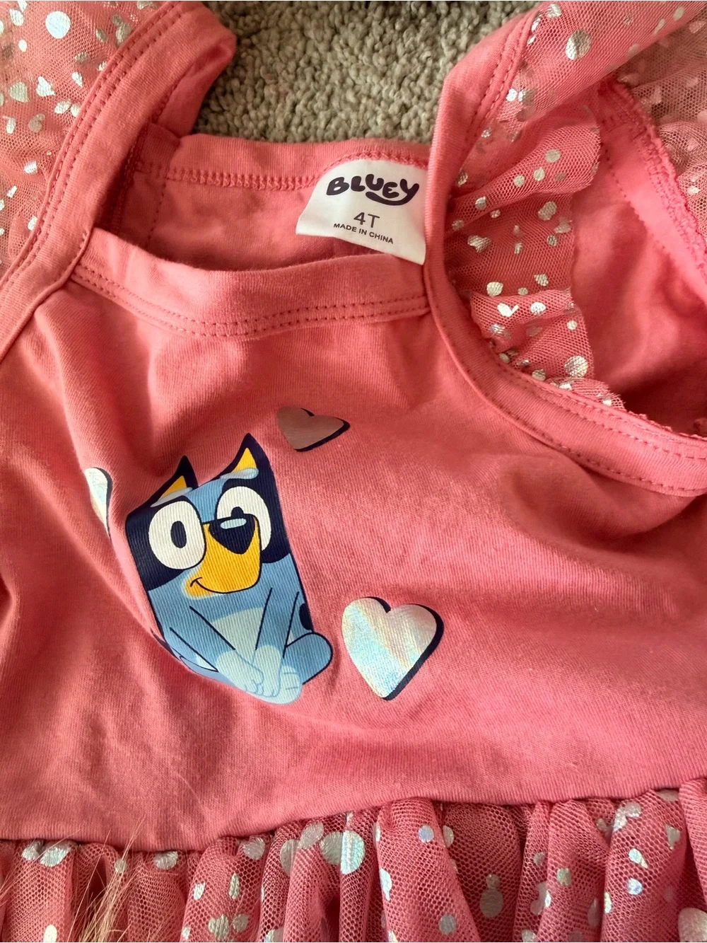 NWT! Target Toddler Bluey Tulle Ballerina Dress